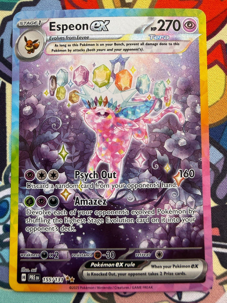 Pokemon Espeon ex 155/131 Sv: Prismatic Evolutions Holo NM Mint