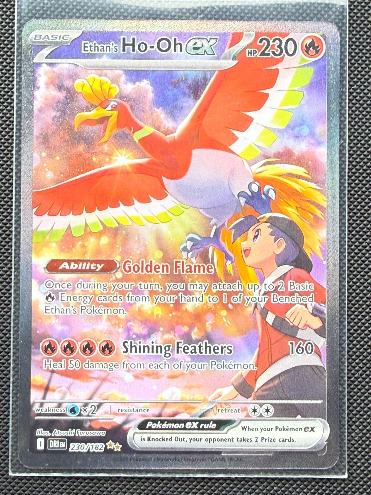 Pokemon - Ethan's Ho - Oh ex - 230/182 Destined Rivals NM