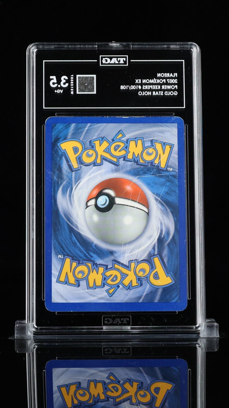 Pokemon Flareon Gold Star 100/108 Power Keepers TAG 3.5 PSA