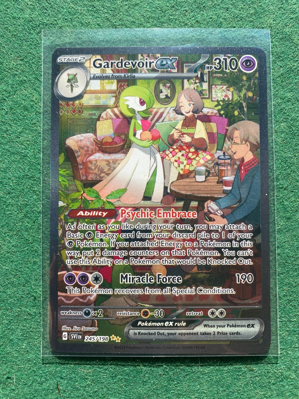 Pokemon Gardevoir ex 245/198 Sv01: Scarlet & Violet Base Set Holo NM Near Mint