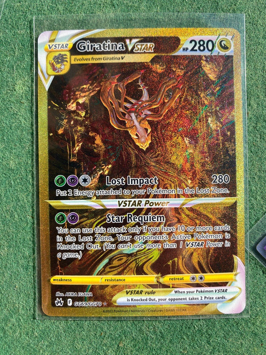 Pokemon Giratina VSTAR GG69/GG70 Crown Zenith: Galarian Gallery Near Mint