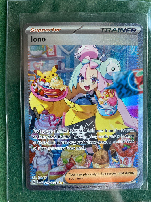 POKEMON IONO 269 PALDEA EVOLVED SPECIAL ILLUSTRATION RARE NM Mint