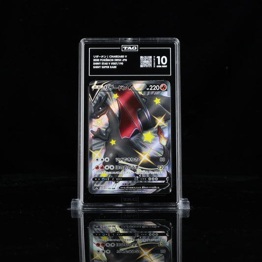 Pokemon Japanese Charizard V Full Art Shiny Star V 307 TAG 10