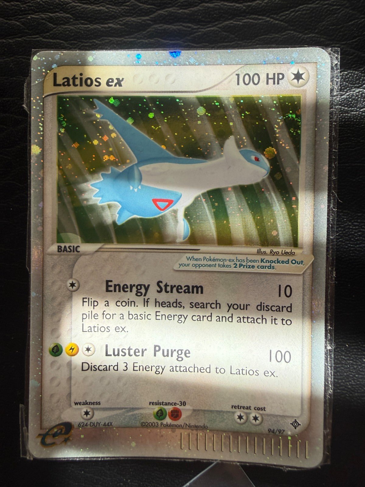 Pokémon Latios ex EX Dragon Holo Ultra Rare 94/97 Holo MP LAMINATED READ