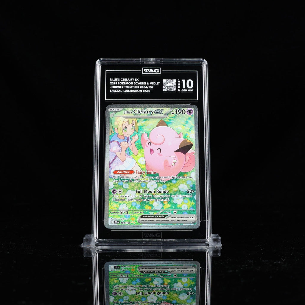 Pokemon Lillie's Clefairy ex 184/159 Sv09: Journey Together Holo TAG 10 2