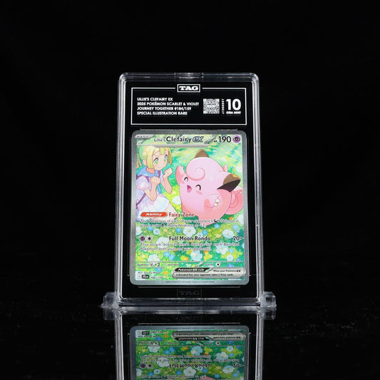 Pokemon Lillie's Clefairy ex 184/159 Sv09: Journey Together Holo TAG 10 2