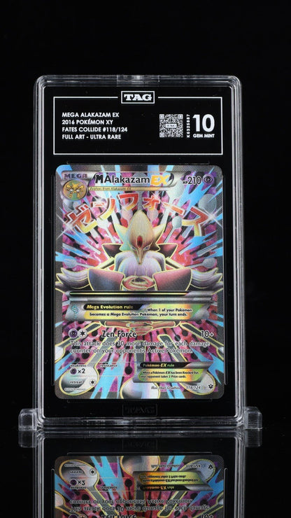 Pokemon M Alakazam EX XY Fates Collide Full Art 118 PSA 10