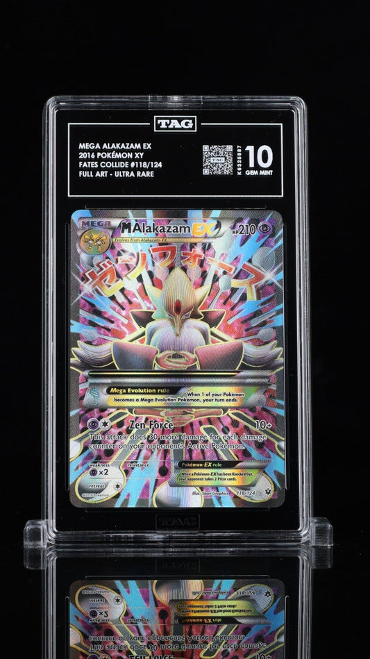 Pokemon M Alakazam EX XY Fates Collide Full Art 118 PSA 10
