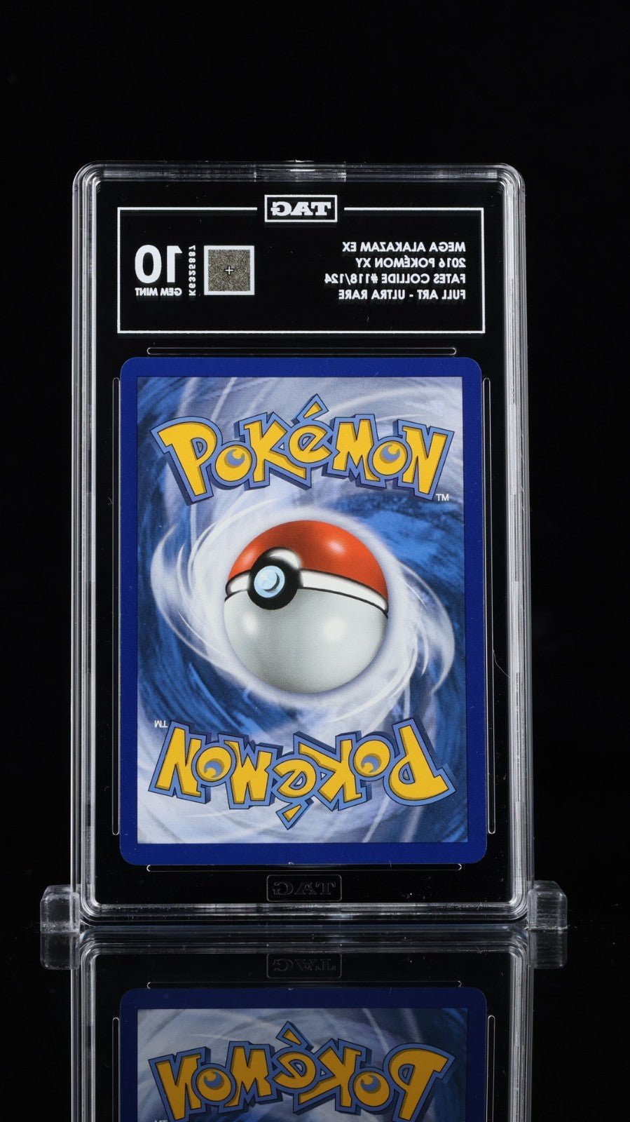 Pokemon M Alakazam EX XY Fates Collide Full Art 118 PSA 10