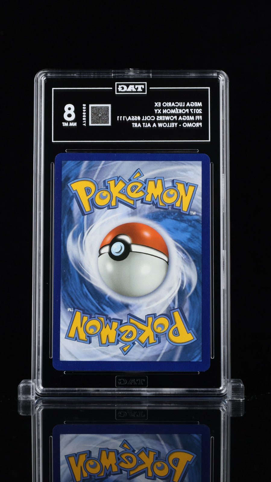 Pokemon M Lucario EX Mega Powers Coll. Full Alt Art Promo 55a TAG 8