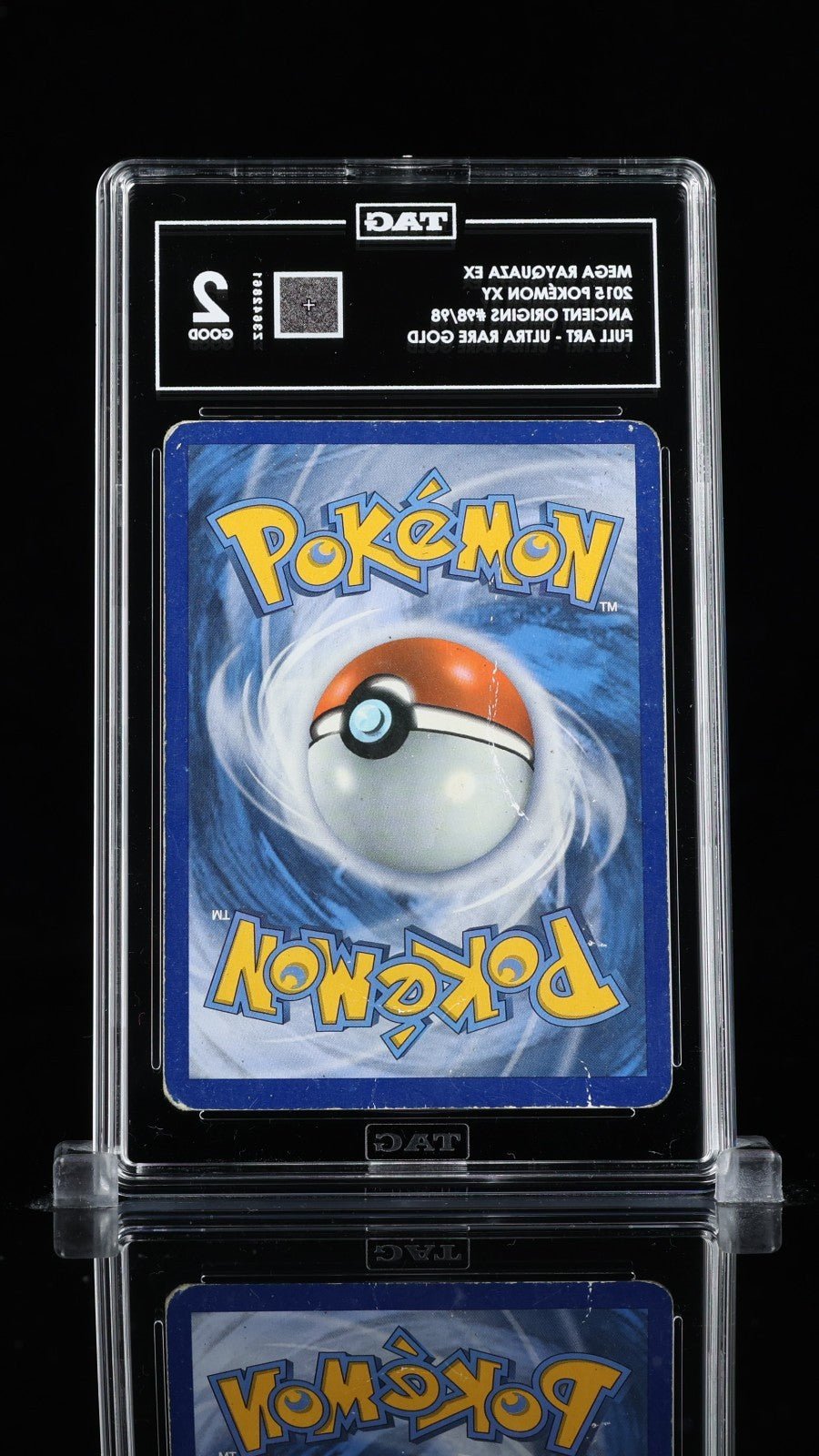 Pokemon M Rayquaza EX 98/98 Ancient Origins Secret Rare TAG 2