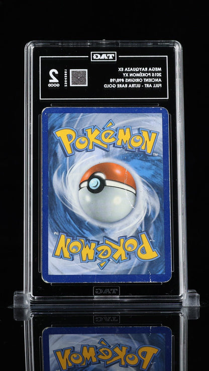 Pokemon M Rayquaza EX 98/98 Ancient Origins Secret Rare TAG 2