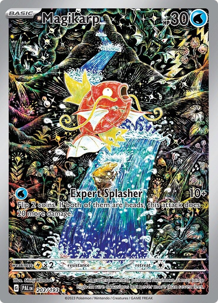 Pokemon Magikarp Scarlet & Violet Paldea Evolved Holo 203/193 NM LP+