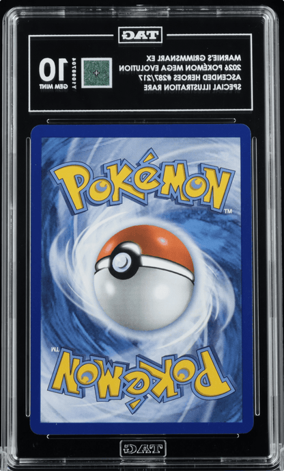 Pokemon Marnie's Grimmsnarl ex 287/217 Me: Ascended Heroes Holo TAG 10