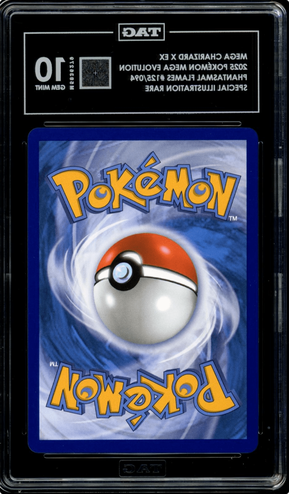 Pokemon Mega Charizard Ex 125/094 Special Illustration Rare TAG 10