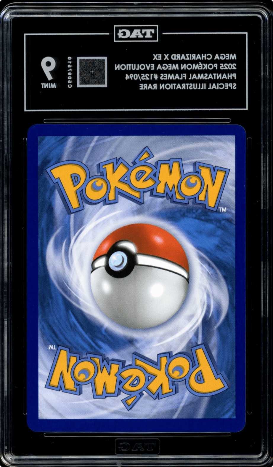Pokemon Mega Charizard Ex 125/094 Special Illustration Rare TAG 9
