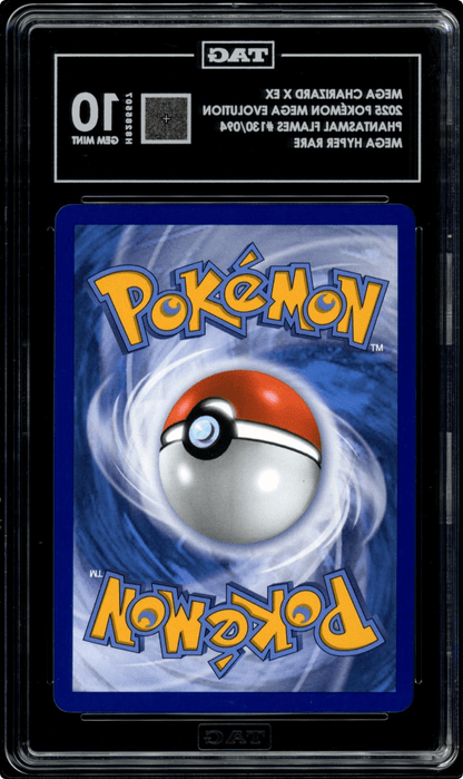 Pokemon Mega Charizard X ex Phantasmal Flames Mega Hyper Rare 130 TAG 10
