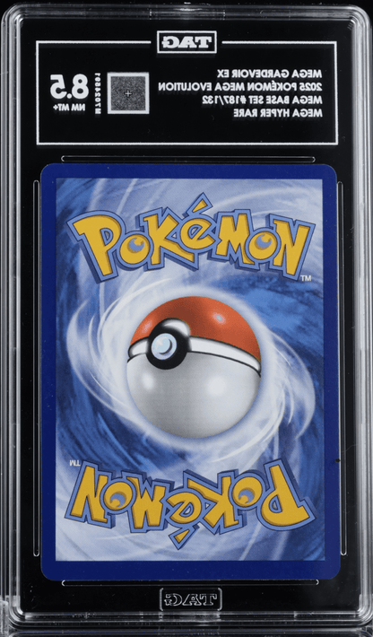 Pokemon Mega Gardevoir ex 187/132 Me01: Mega Evolution Holo TAG 8.5