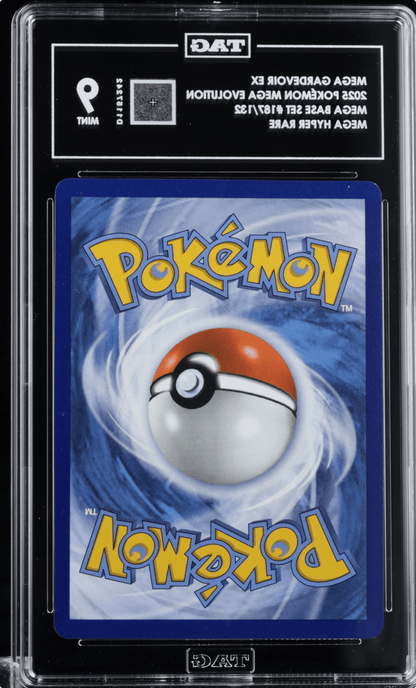 Pokemon Mega Gardevoir ex 187/132 Me01: Mega Evolution Holo TAG 9