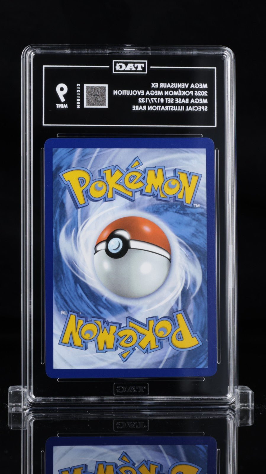 Pokemon Mega Venusaur ex 177/132 Me01: Mega Evolution Holo TAG 9