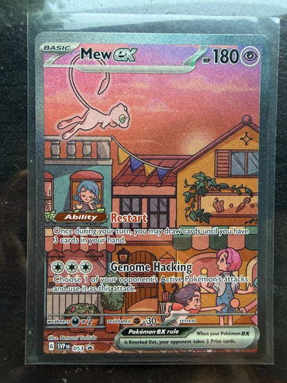 Pokemon Mew Ex 053 Sv: Black Star Promo Scarlet & Violet Holo NM