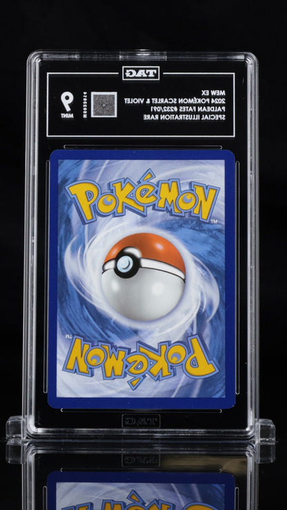 Pokemon Mew EX TCG Paldean Fates 232/091 - TAG 9