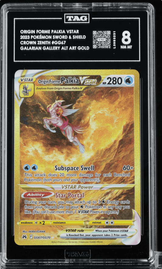 Pokemon Origin Forme Dialga VSTAR GG68/GG70 Holo Full Art Secret Rare TAG 8