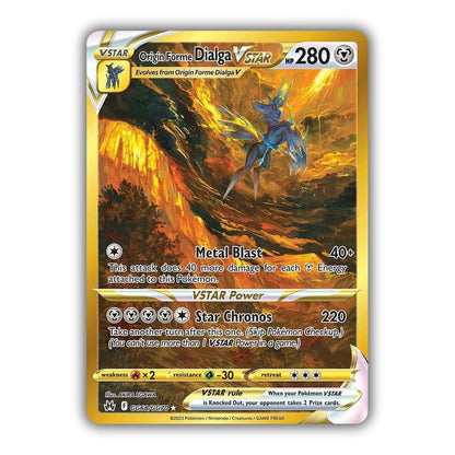 Pokemon Origin Forme Dialga VSTAR GG68/GG70 Holo Full Art Secret Rare TAG 9
