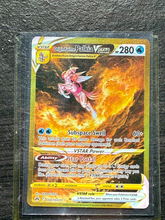 Pokemon Origin Forme Palkia VSTAR GG67/GG70 Crown Zenith Galarian Gallery NM
