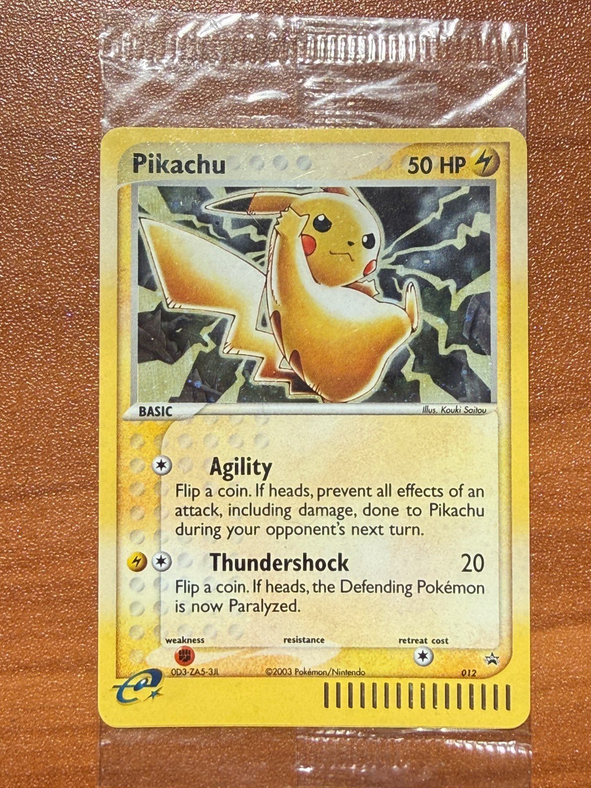 Pokemon Pikachu 012 and Meowth 013 Black Star Promo Sealed Swirl