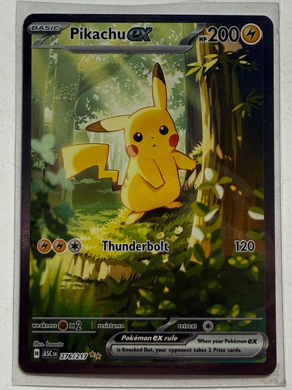 Pokemon Pikachu EX 276/217 Ascended Heroes NM