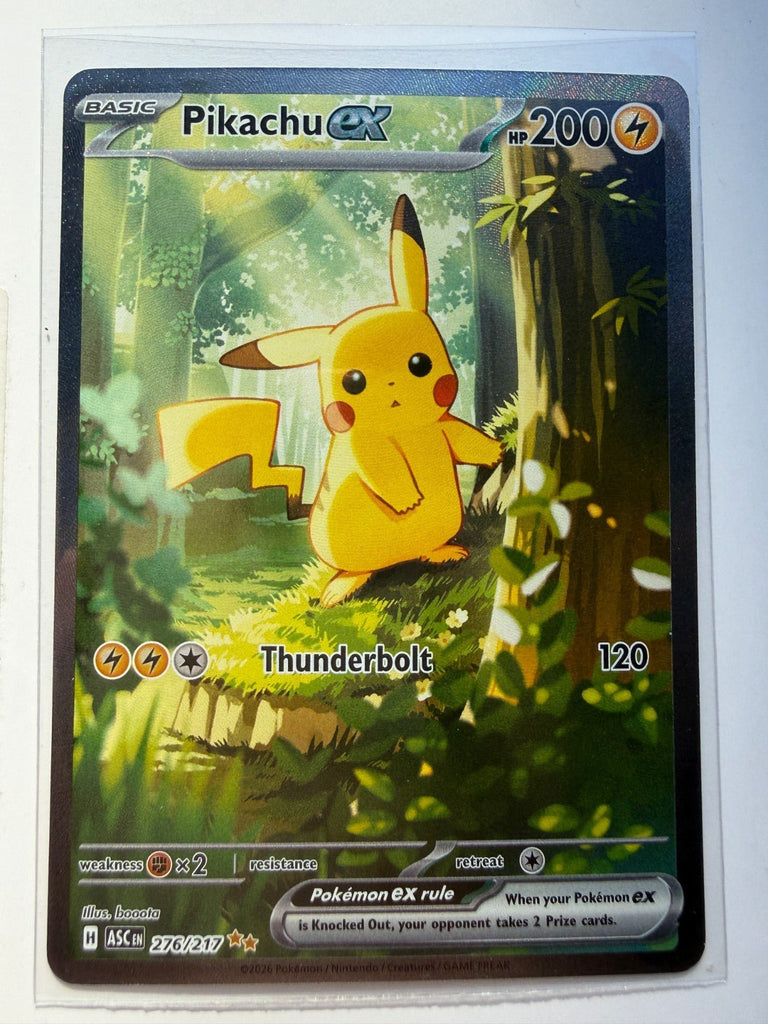 Pokemon Pikachu EX 276/217 SIR Ascended Heroes NM