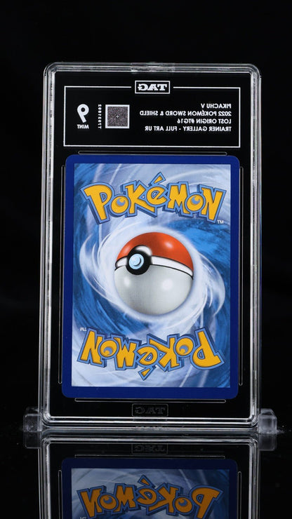 Pokemon Pikachu V TG16/TG30 Swsh11: Lost Origin Trainer Gallery Holo TAG 9