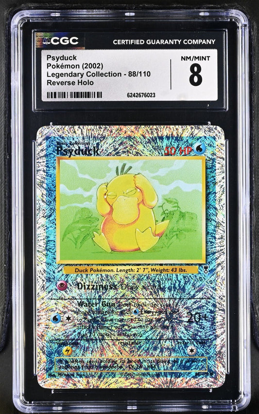 Pokemon Psyduck Legendary Collection Reverse Holo 88/110 CGC 8