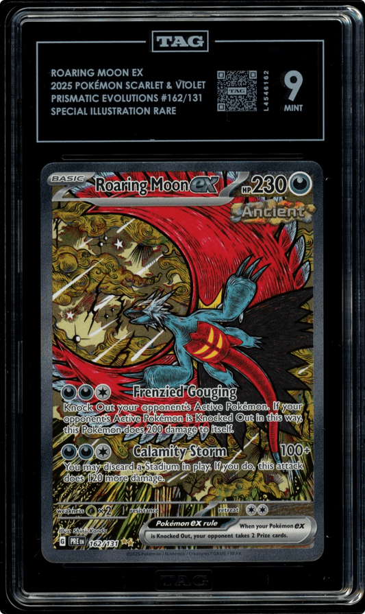 Pokemon Roaring Moon EX Prismatic Evolutions 162/131 TAG 9