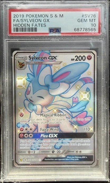 Pokemon Sylveon GX SV76/SV94 Hidden Fates – PSA 10