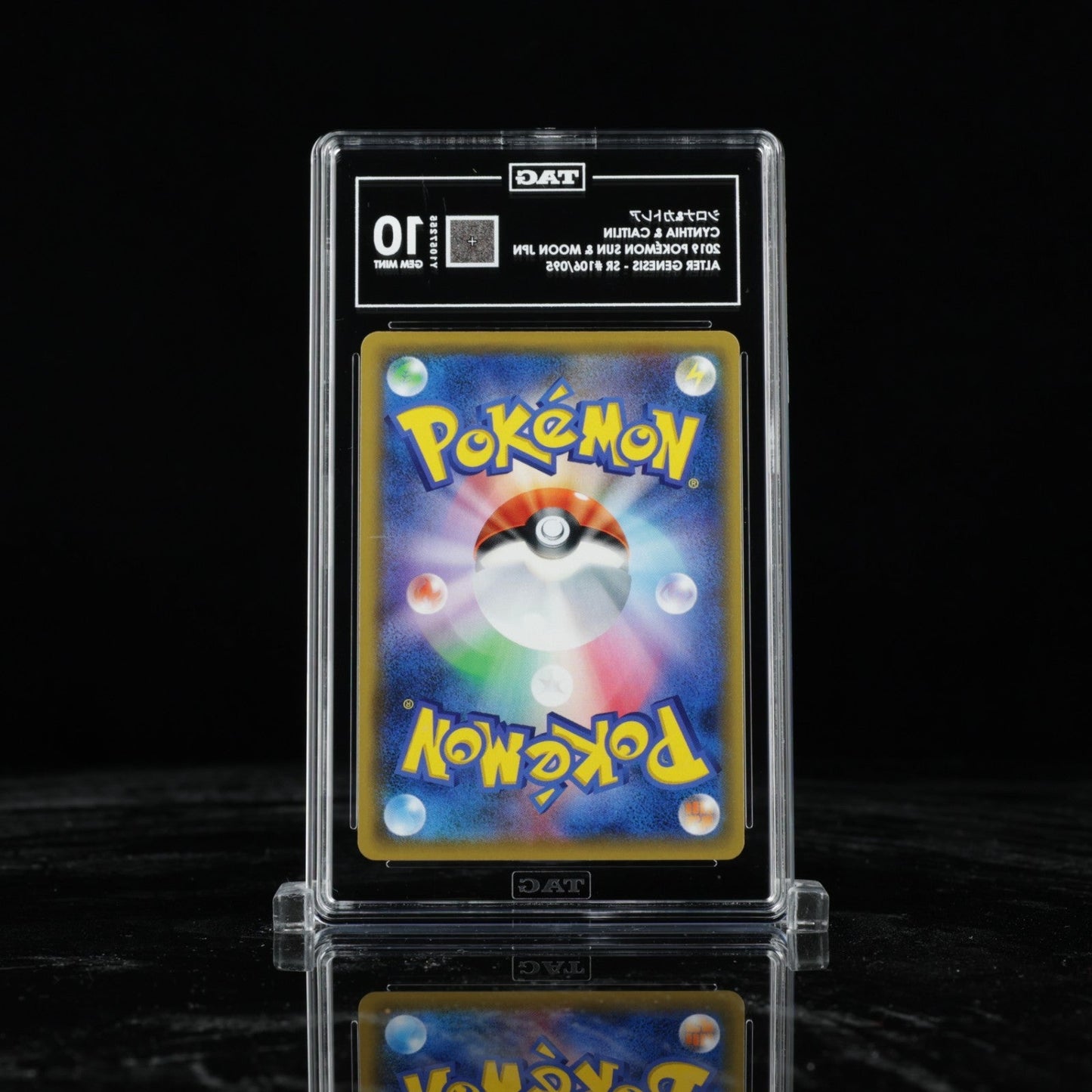 Pokemon TAG 10 Cynthia Caitlin 106/095 Alter Genesis FA 2019 Japanese