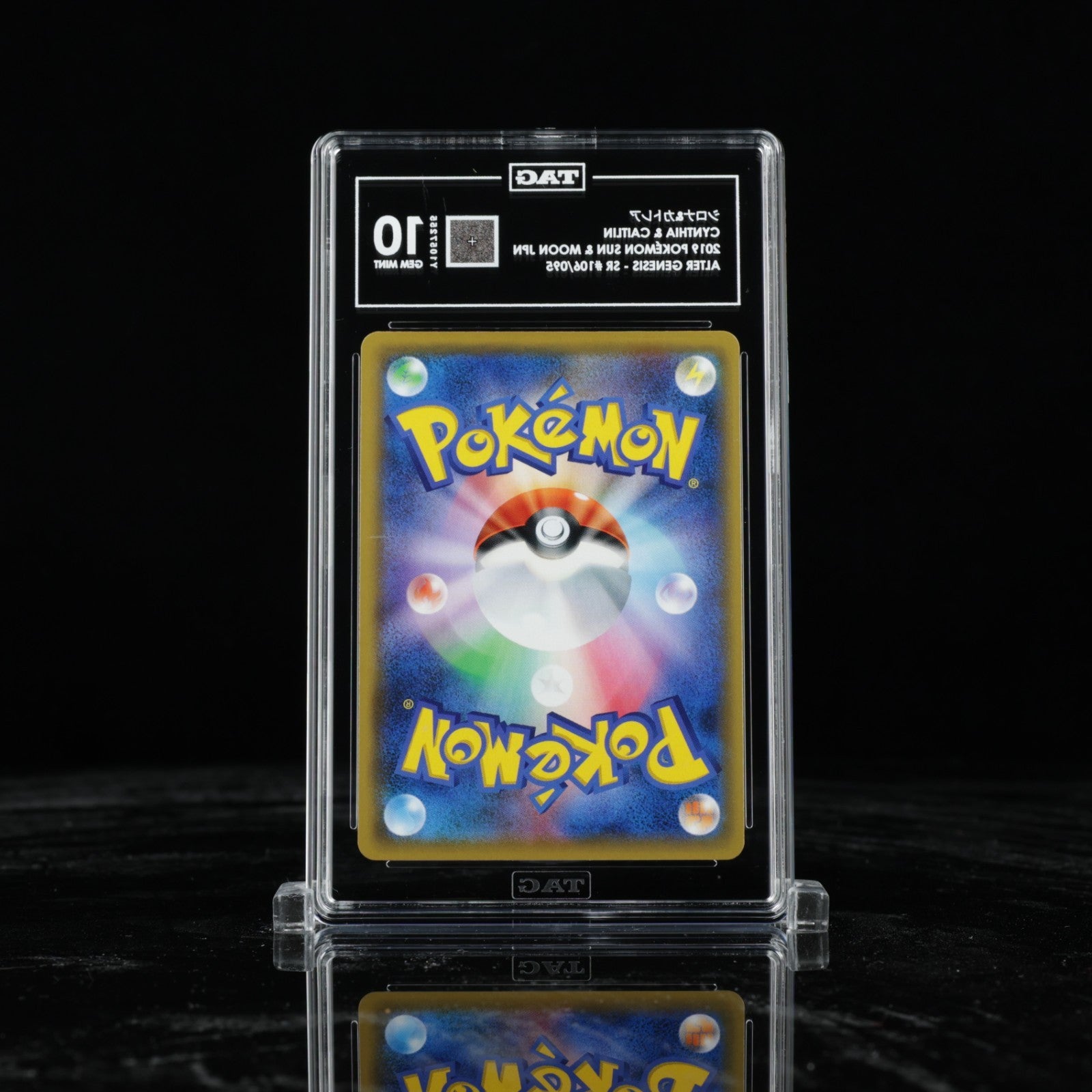 Pokemon TAG 10 Cynthia Caitlin 106/095 Alter Genesis FA 2019 Japanese