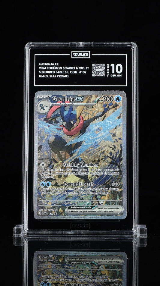 Pokemon TAG 10 Greninja EX Shrouded Fable Black Star Promo 132