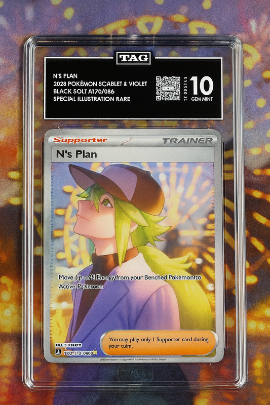 Pokemon TAG 10 N's Plan SIR 170/086 SV11B Black Bolt English