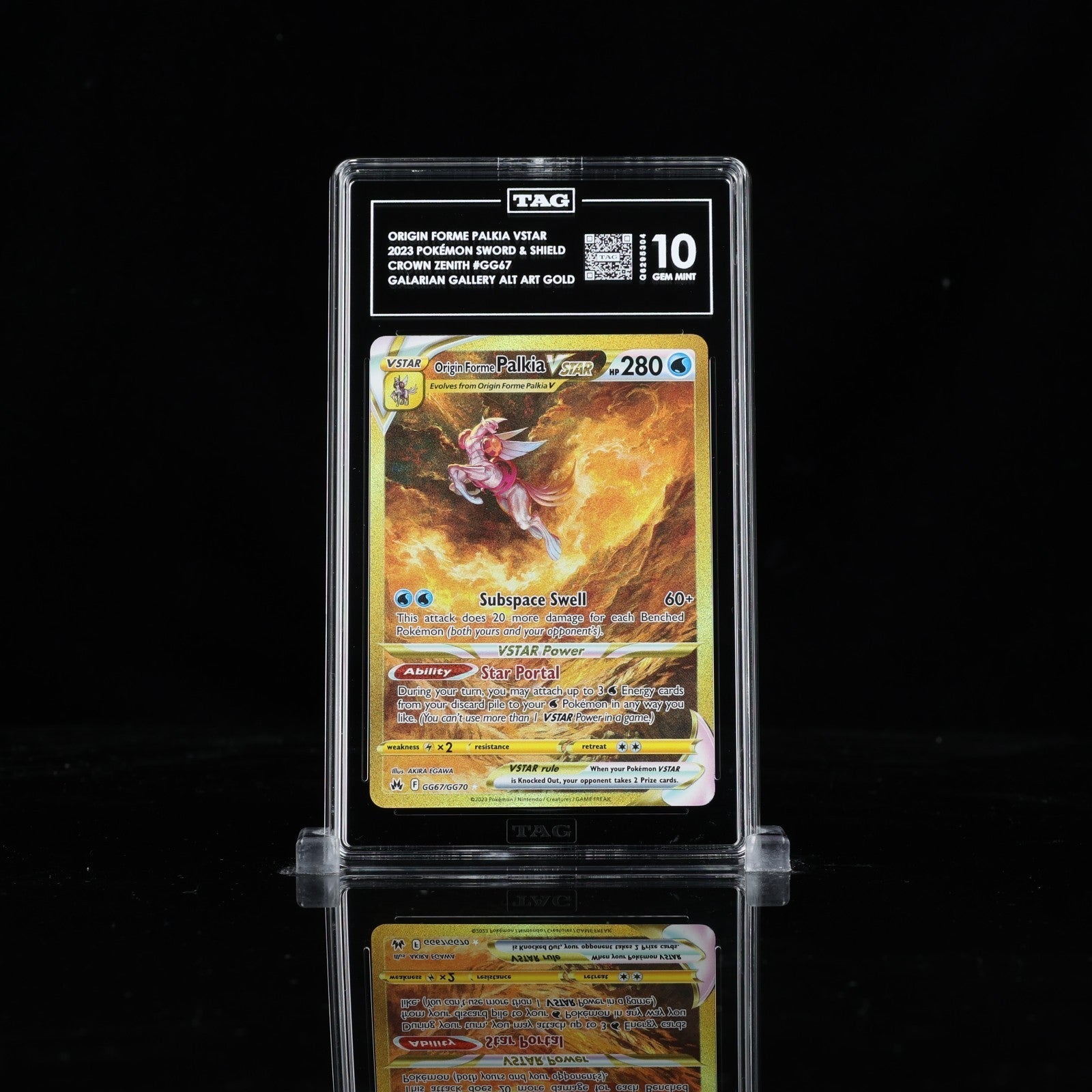 Pokemon TAG 10 Origin Forme Palkia VSTAR (Secret) GG67