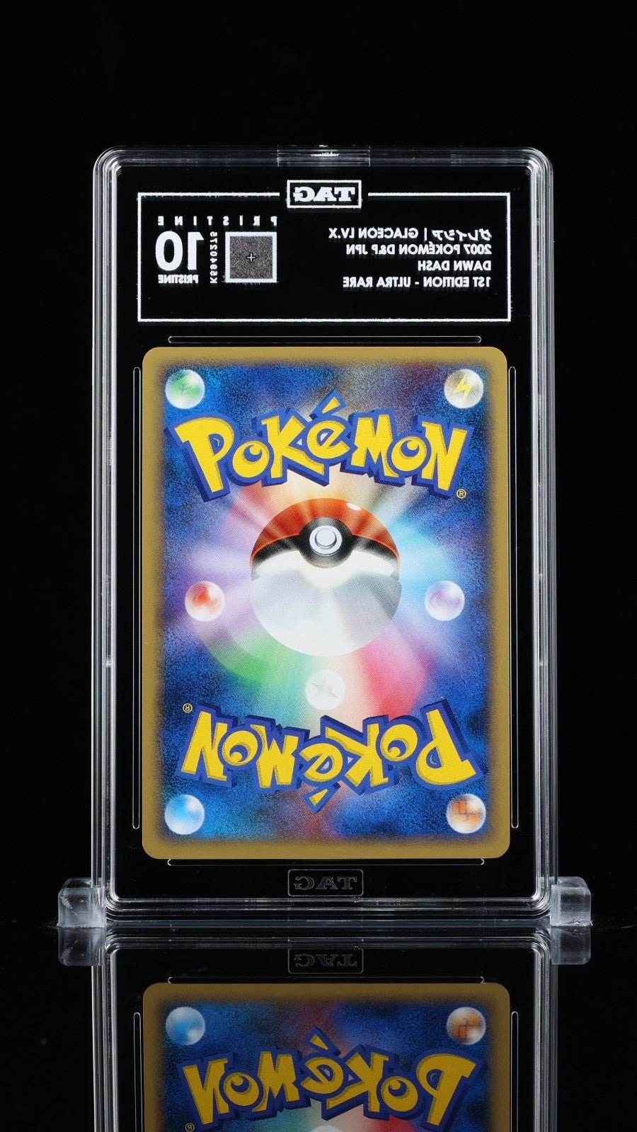 Pokemon TAG 10 Pristine Glaceon LV. X HOLO Dawn Dash DP4 Japanese POP 1