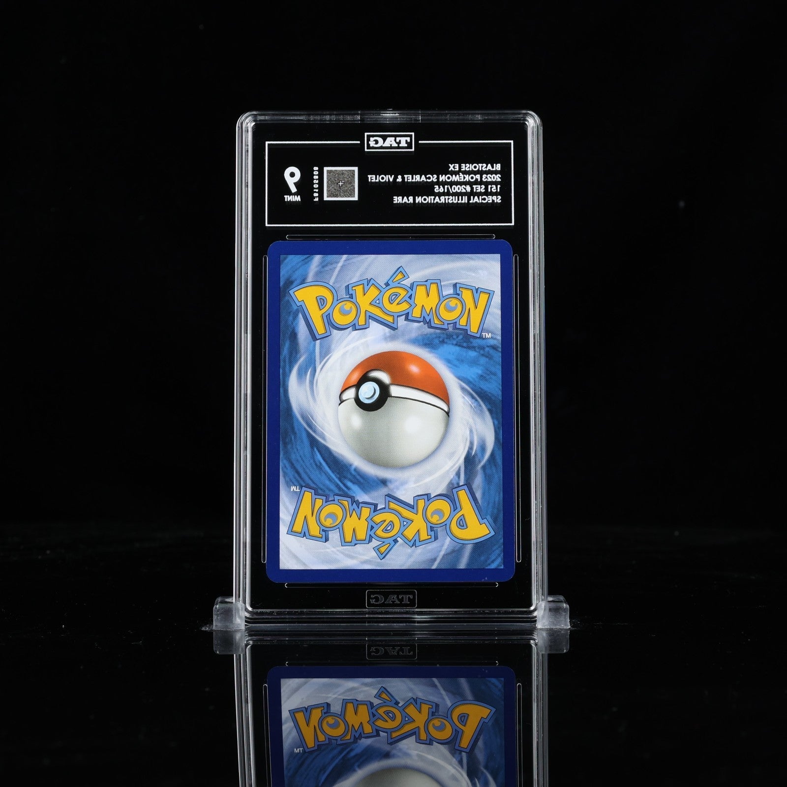 Pokemon TAG 9 Blastoise ex 200/165 Sv: Scarlet & Violet 151 Holo