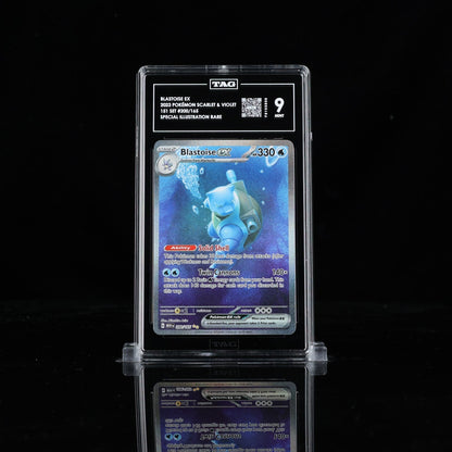 Pokemon TAG 9 Blastoise ex 200/165 Sv: Scarlet & Violet 151 Holo