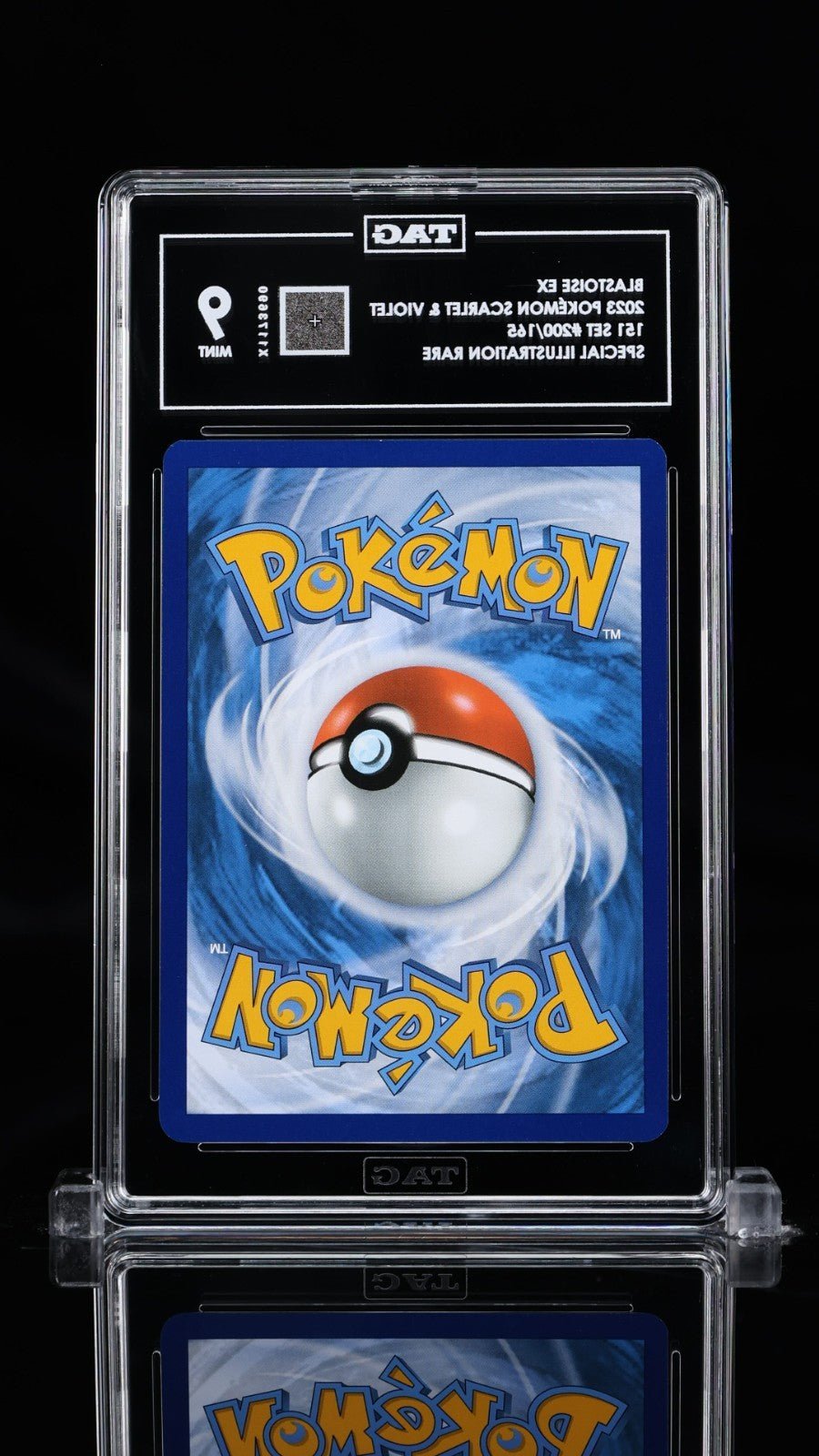 Pokemon TAG 9 Blastoise ex 200/165 Sv: Scarlet & Violet 151 Holo