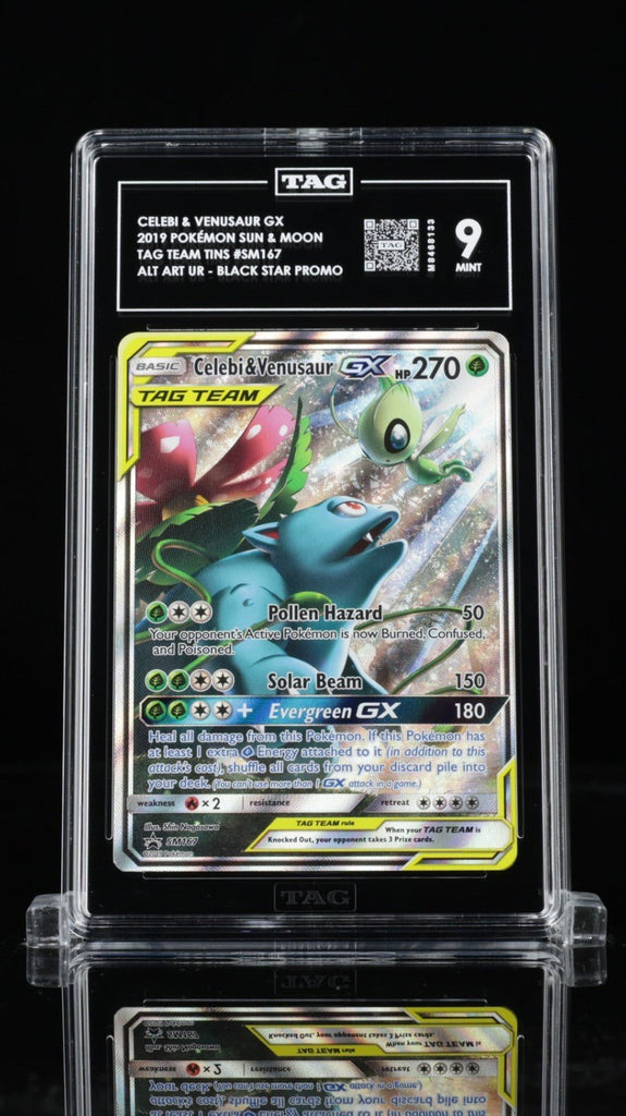 Pokemon TAG 9 Celebi & Venusaur GX 2019 Tag Team Promo SM167