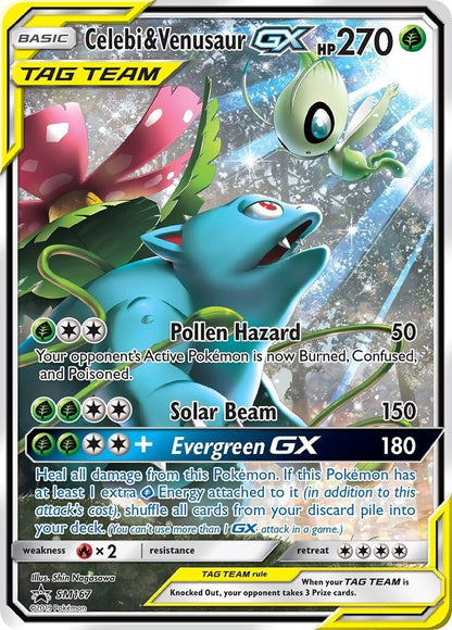 Pokemon TAG 9 Celebi & Venusaur GX 2019 Tag Team Promo SM167