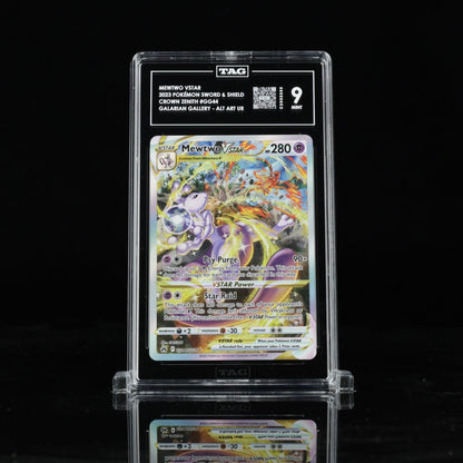 Pokemon TAG 9 Mewtwo VSTAR GG44 2023 Crown Zenith