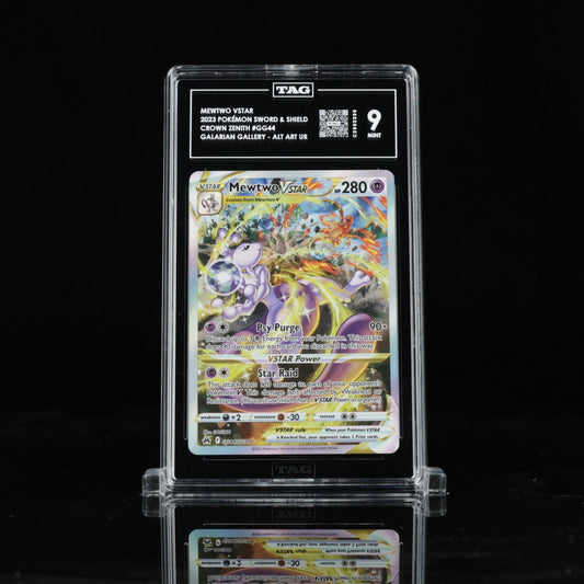 Pokemon TAG 9 Mewtwo VSTAR GG44 2023 Crown Zenith
