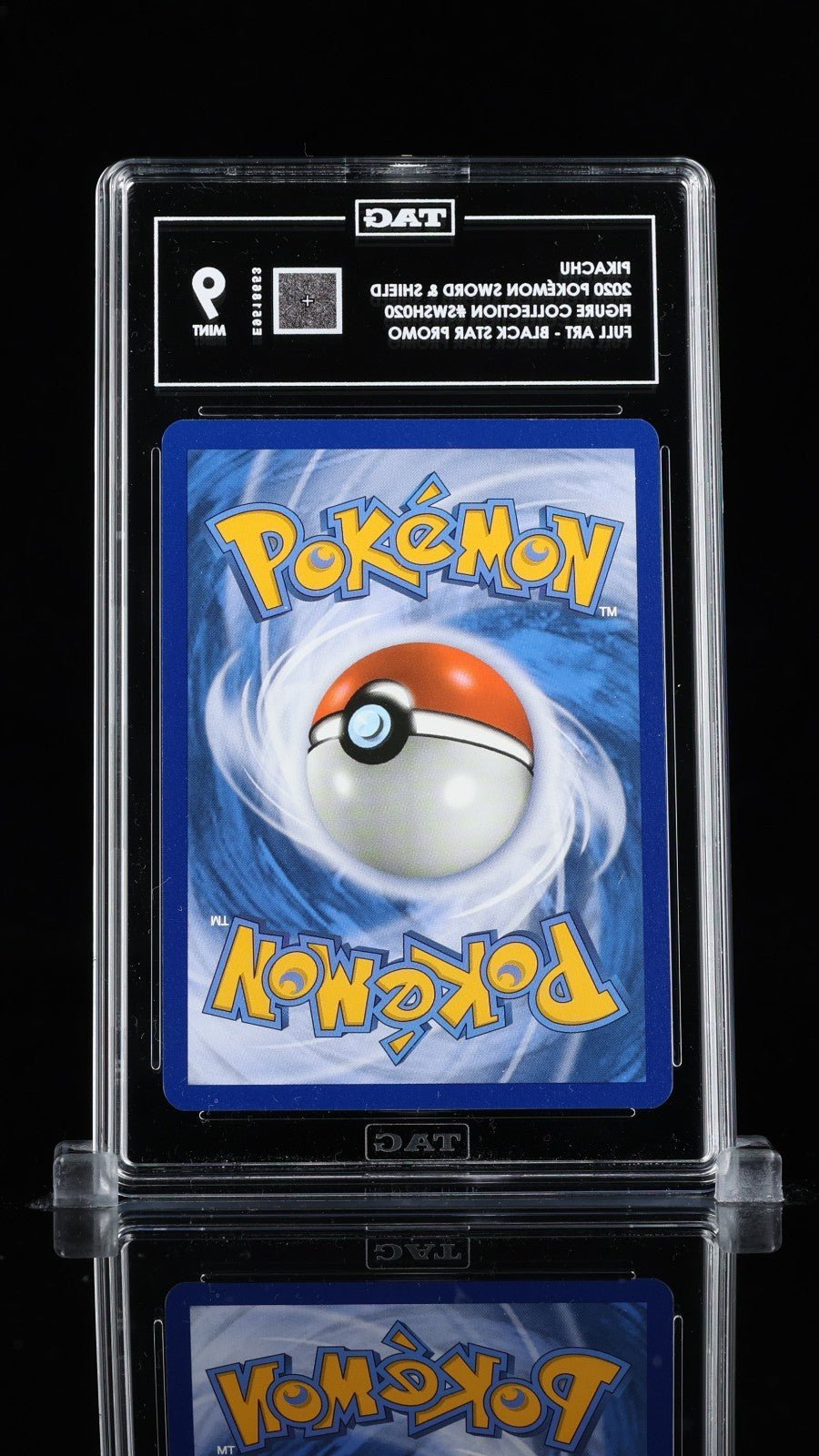 POKEMON TAG 9 PIKACHU SWSH 020 FULL ART BLACK STAR PROMO
